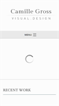 Mobile Screenshot of camillegross.com