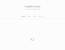 Tablet Screenshot of camillegross.com